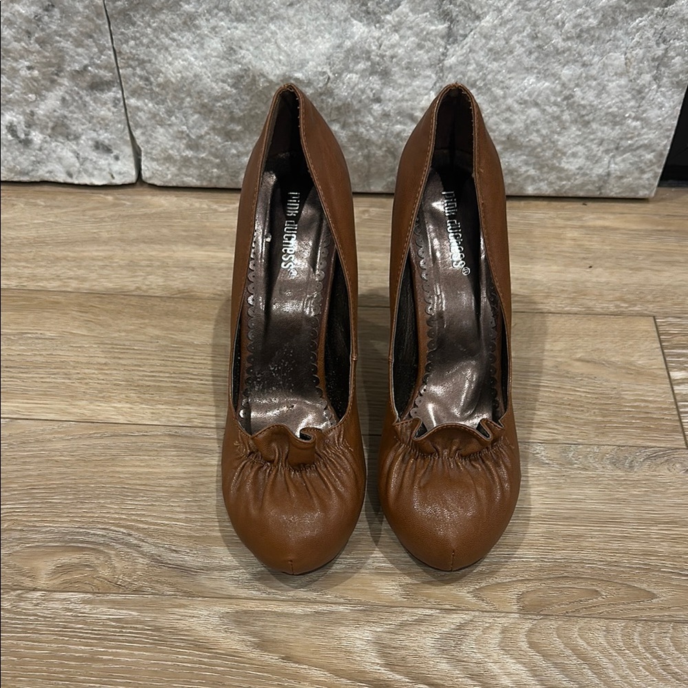 Brown Leather Women's Shoes